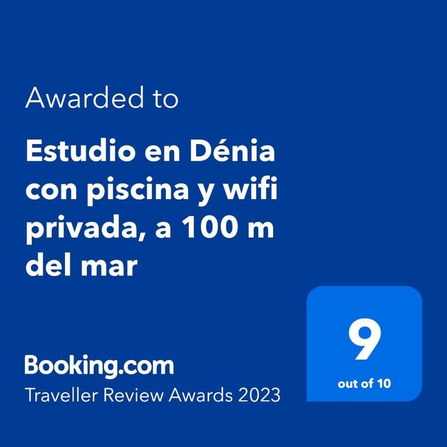 Estudio En Denia Con Piscina Y Wifi Privada, A 100 M Del Mar 외부 사진